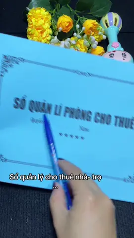 Sổ quản lý cho thuê nhà- trọ …#mebinreview #soquanlyphongtro #soquayphongchothue 