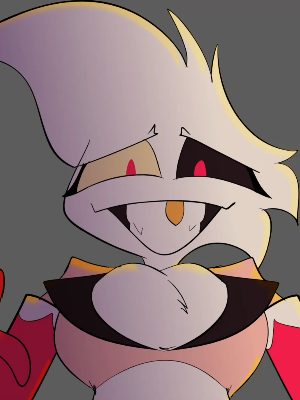 you gotta make do with what you have after a bar fight 😭  . #hazbinhotelseason2  #hazbinhotelart #hazbinhotelfanart #hazbinhotel #huskerdust 