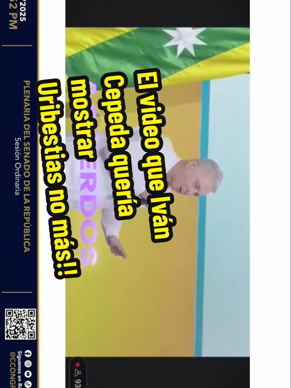 #creatorsearchinsights este fue la gota q no soporto la derecha #viral #tiktok #colombia #parati @Iván Cepeda Castro el video que @Paloma Valencia no quería q vieran @Señal Colombia @RTVC Noticias 