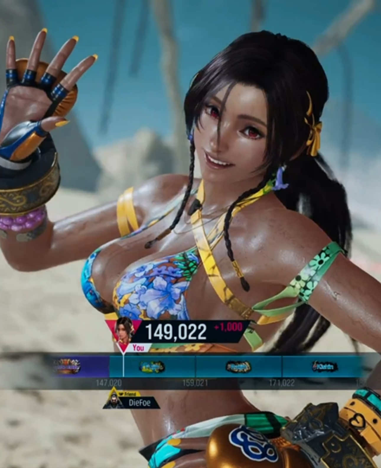 The wait is over, Miyari Zo is HERE! Here’s a highlight using Miyari in a ranked match after practicing with her all day. I think I’m finally getting the hang of her! 🦥🌴✨ #miyarizo #tekken8 #tekken #tekkenedit #fgcclips #christiemonteiro #fightinggamescommunity #newcharacter #characterselect #lemur #bandainamco #blackcharacters #blackgirlmagic 