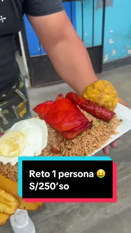 Reto 1 persona 😊/ tiempo 10 mntos⏰/ ganancia s/250 so🤑#villamariadeltriunfo #retosdecomida #vmt #dinero 