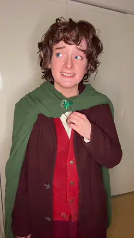 I found a Frodo draft and it’s a CLASSIC #frodobaggins #frodocosplay #lotrcosplay #elijahwood #doyouwearwigs 