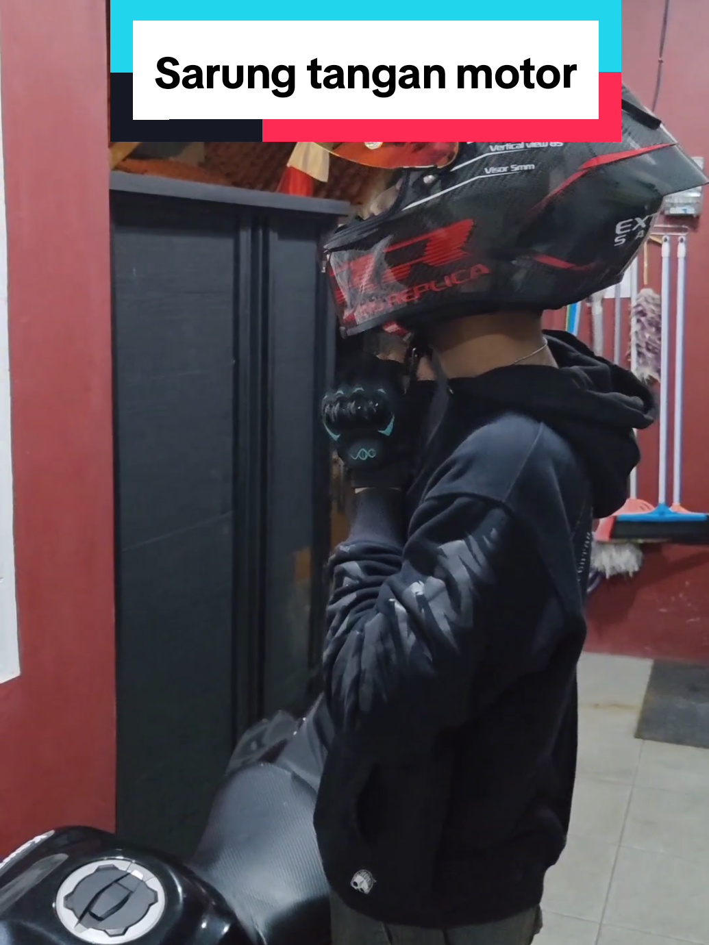 Sarung tangan ini kayaknya cocok buat kalian yang suka motoran deh💯 #sarungtanganmotor #sarungtangan #safetygear 