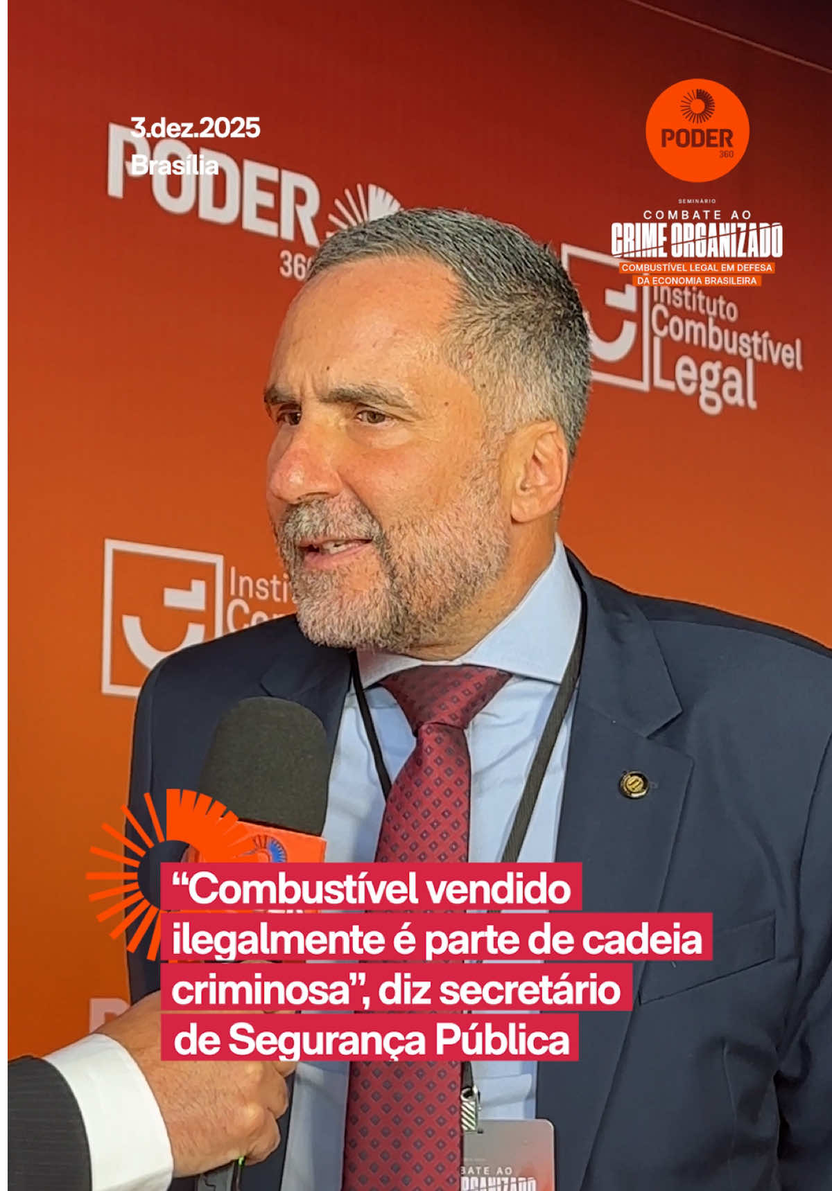 ⛽ Segundo o secretário Nacional de Segurança Pública, Mario Sarrubbo, há uma relação entre o combustível vendido ilegalmente e outros crimes, como a sonegação fiscal e a lavagem de dinheiro realizada pelo crime organizado. Ele disse que o Brasil precisa avançar nas medidas administrativas para punir os devedores contumazes, e sinalizou a urgência de aprovar o PLP 125 de 2022 que trata sobre o tema. 🔔 Relevância jornalística você encontra no Poder360: entre pelo link da bio