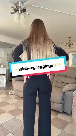 High-waisted, smooth, and effortlessly flowy. These wide-leg leggings take you from comfy to put-together in one move flattering, versatile, and so easy to style with anything. #TikTokShopCreatorPicks #WideLegLeggings #ComfyChicStyle #leggings  #tiktokshopholidayhaul 