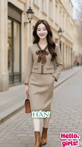 Ds7098 Set váy thiết kế dạ Hàn#macladep #thegioidodep #bododepchophainu #thoitrangtiktok #xuhuongtiktok 