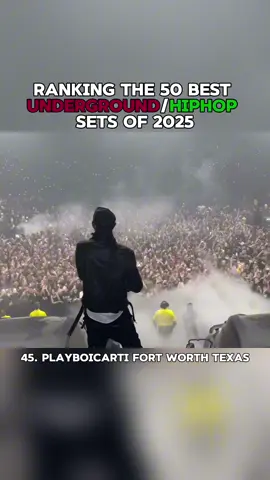 (45-41) Since the year is almost over, here’s the 50 best underground/hiphop performances to 2025 #playboicarti #osamason #esdeekid #nettspend #2hollis