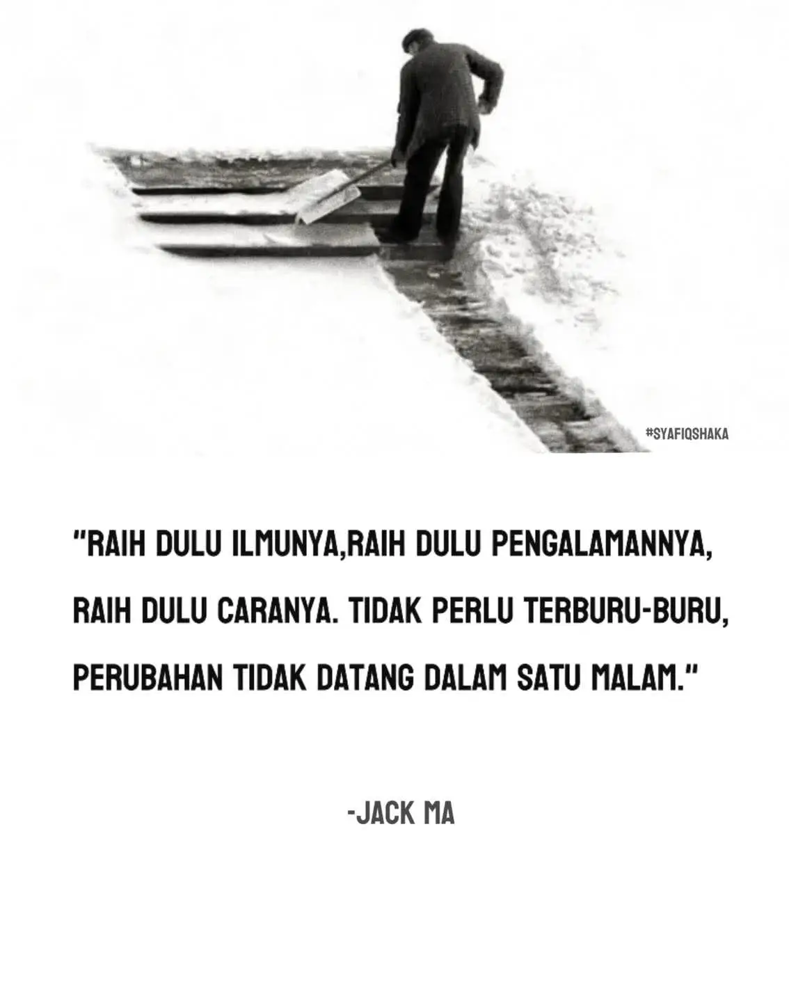 Tidak perlu terburu-buru.   #jackma  #katainspirasi