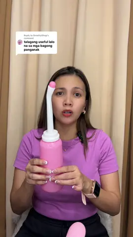 Replying to @DrealityShop Ang laking tulong talaga nitong Portable Bidet para mas madaling gumaling agad ang tahi natin down there after manganak. #bidet  #portablebidet  #afterbirthcare  #nestingmommas  #fyp 
