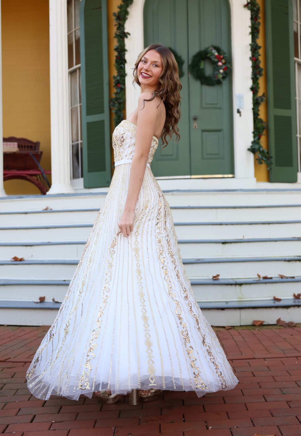 My heart’s been calm ever since he showed up. 🌟 Wearing a dress from @Jasz couture. Style 7952. Use JASZBYELYSE when ordering. 🌟 #ilovemybf #couplegoals #Love #hesperfect #fyp 