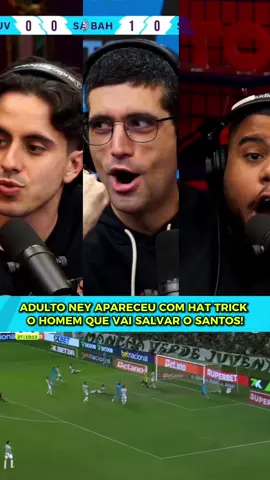 O ADULTO NEY APARECEU GALERA! HAT TRICK contra o Juventude!  ⚽⚽⚽✅ #Neymar #hattrick #santos