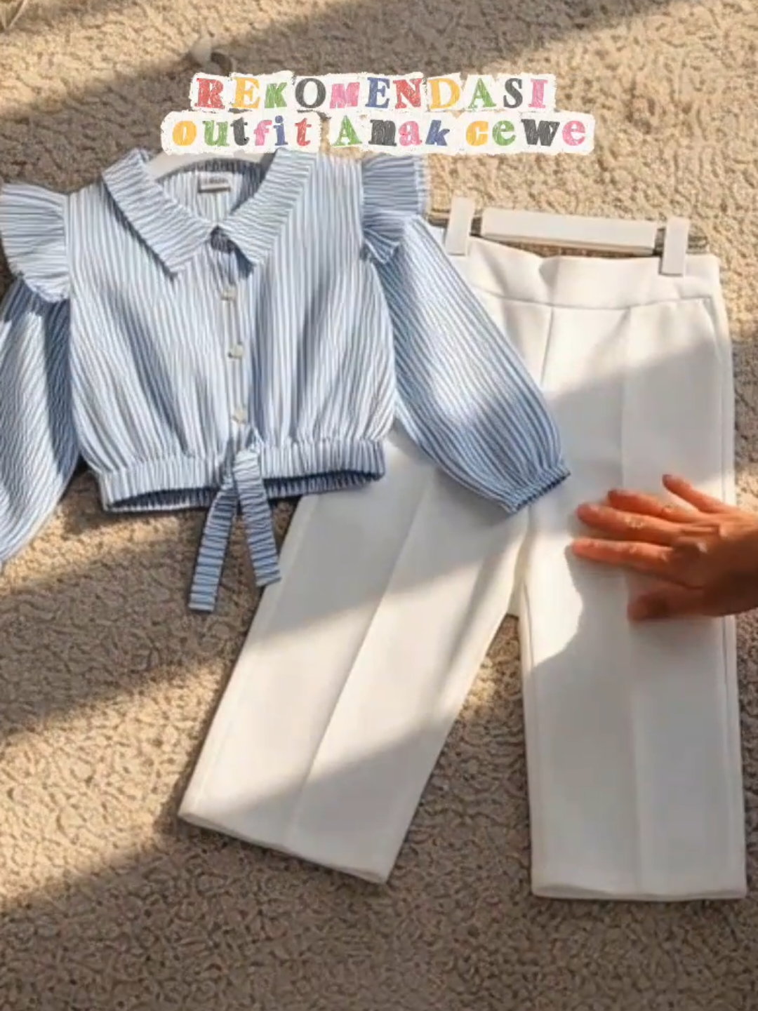 Gas bunda mungpung belum pasaran🥰 #outfitanak #setelananak #oneset #bajuanak 