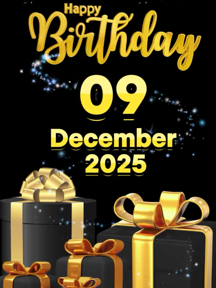 birthday 9 December  #CapCut #birthday #happybirthday #happybirthdaytoyou #birthdaytemplate #viraltemplate #milad #ultah 