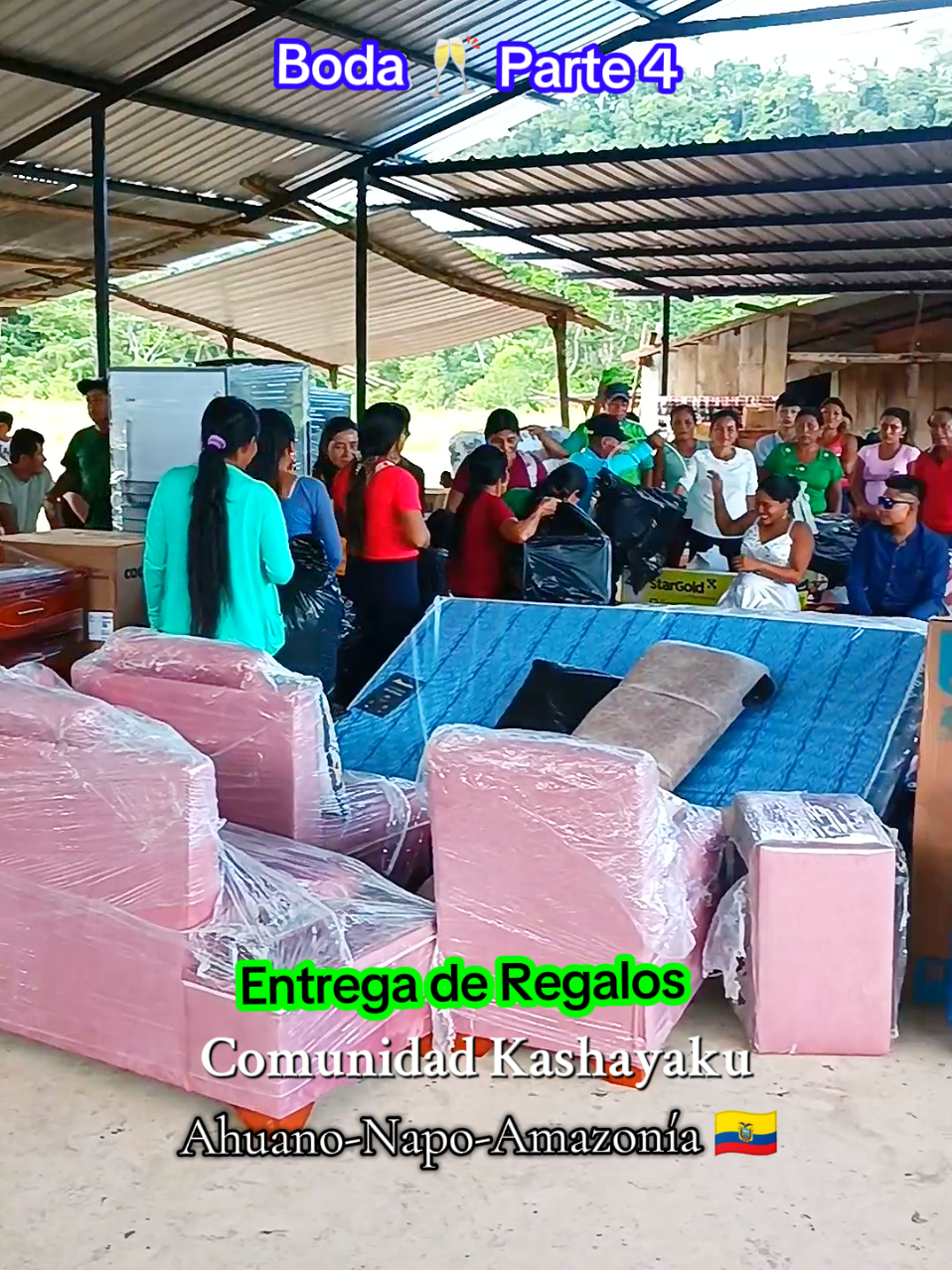 #Boda #fiesta #Matrimonio #ahuano_napo_ecuador🇪🇨🥰 #napo_amazonia_ecuatoriana🇪🇨 comunidad Kashayaku Parte 4