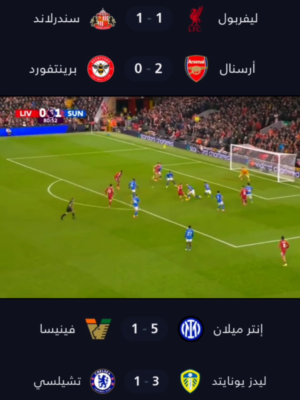 اهداف مباريات اليوم الاربعاء 3/12/2025 اهداف ناااارية 🤯🔥 اهداف مباراة ليفربول وسندرلاند اليوم في الدوري الانجليزي، اهداف مباراة انتر ميلان وفينيسا اليوم في كاس ايطاليا، اهداف مباراة ارسنال وبرينتفورد اليوم في الدوري الانجليزي، اهداف مباراة تشيلسي وليدز يونايتد اليوم في الدوري الانجليزي، #اهداف_المباريات_اليوم #اهداف #مباريات_اليوم #كرة_القدم #ملخص 