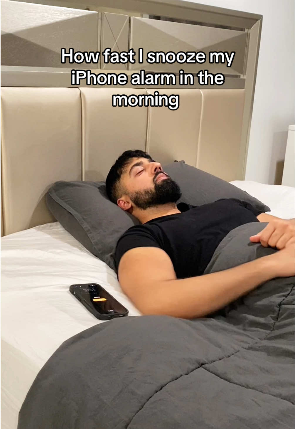 Had me doing whole mathematical equations to turn off the alarm 😭  #college #university #relatable 