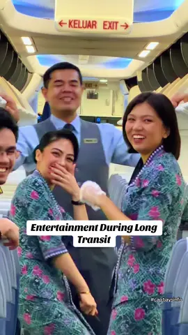 Bila transit lama, sementara tunggu penumpang naik…keja semua dah buat.  #crewlife #pilotlife #fyp #tiktokmalaysia #trending 