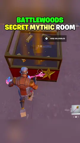 BATTLEWOODS SECRET MYTHIC LOOT ROOM in Fortnite Chapter 7😳 #fortnite #fortniteglitch #fyp #foryoupage #relishh 