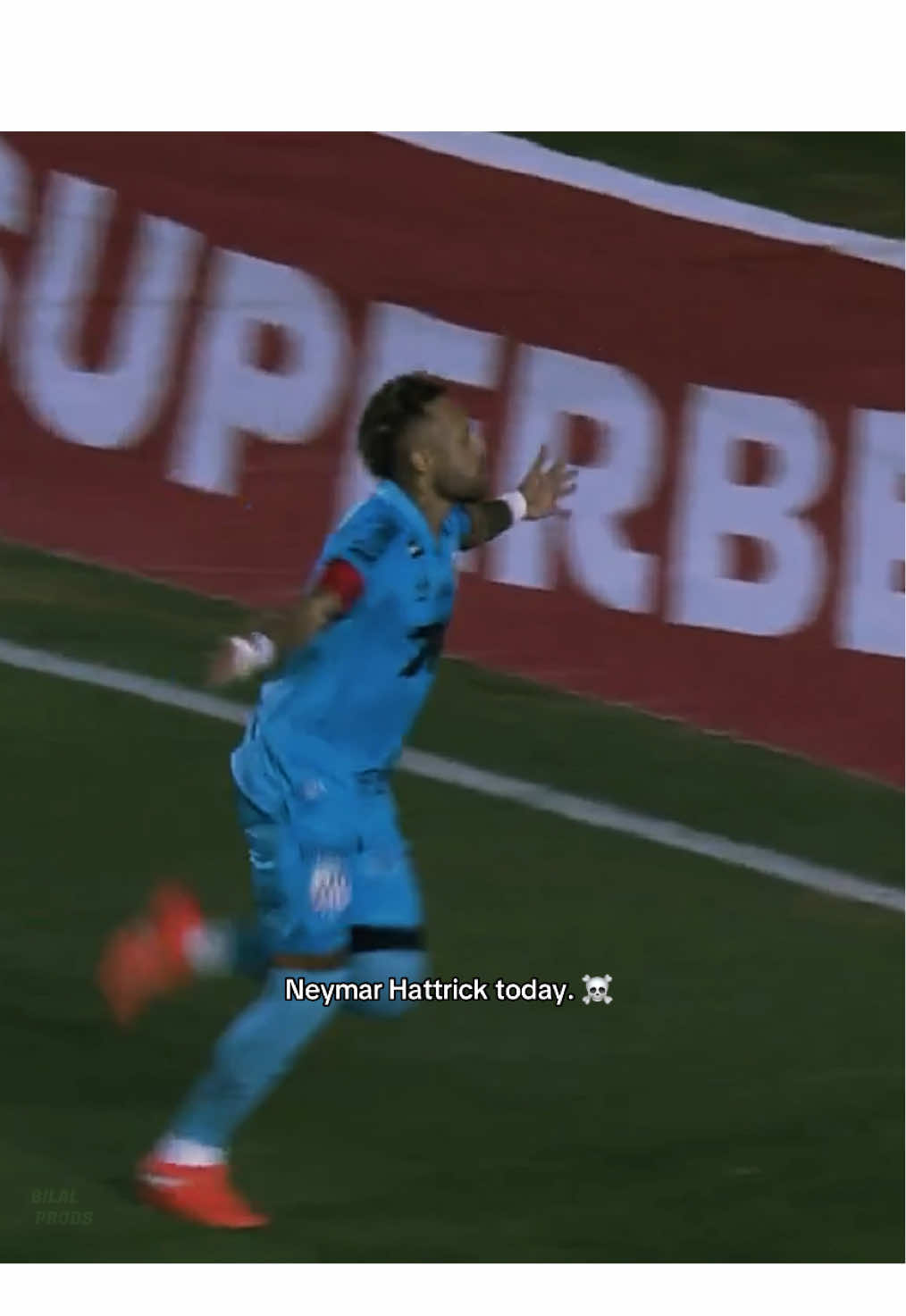 He’s supposed to be injured btw 😭 #neymar #fyp #foryou #santos #footballtiktok 