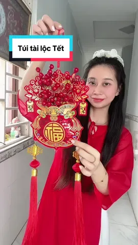 Sắm túi tài lộc May Mắn này về trang trí nè mn túi đẹp lắm #tuitailoc #tuitailocphongthuy #tuitailocmayman #tet2026 #mebesua0709 