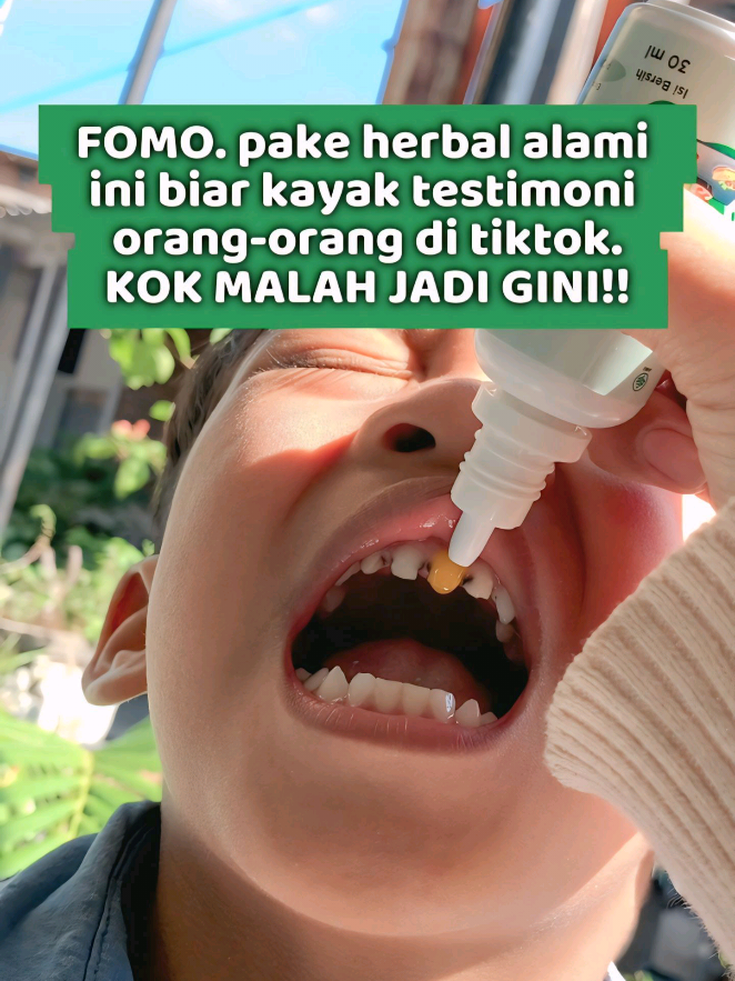 awalnya cuma fomo, eh keterusan 😭 #anaklahapmakan #paramorinaped #herbalanak #katakunci 