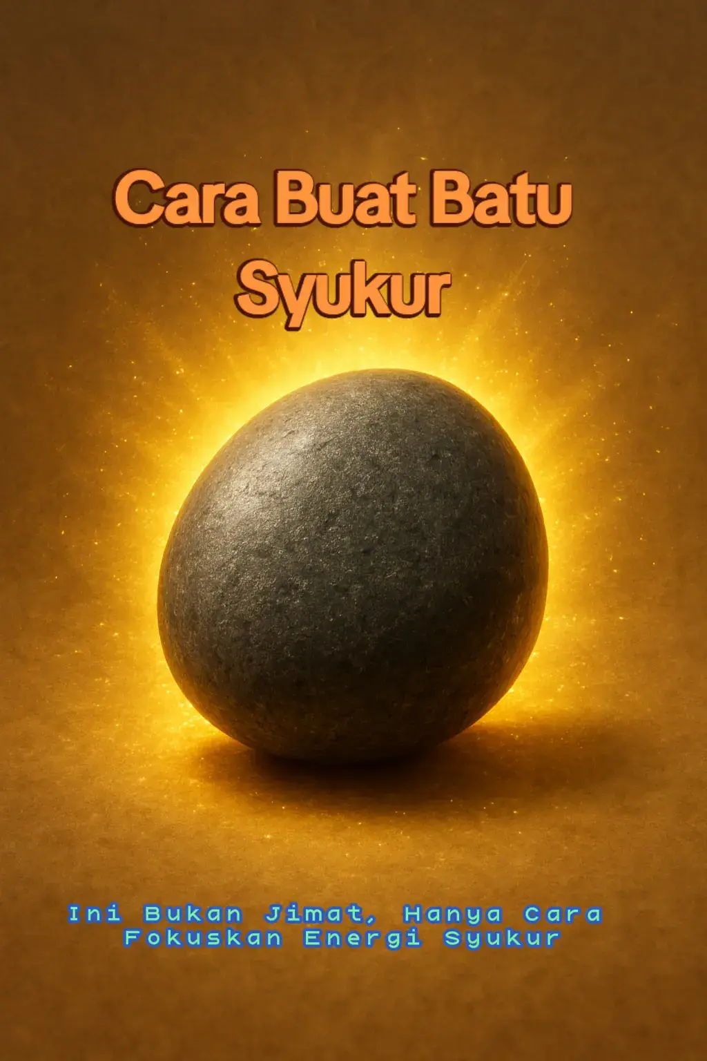 Berikut cara sederhana, aman, dan spiritual untuk membuat Batu Syukur — sebuah media energi untuk membantu Anda selalu berada dalam vibrasi terima kasih, ketenangan, dan kelancaran hidup. CARA MEMBUAT BATU SYUKUR (Metode Spiritual Universal) Metode ini tidak terikat agama apa pun, cukup menggunakan niat dan kesadaran Anda sendiri. 1. Siapkan Batunya Pilih batu kecil yang: Bentuknya enak digenggam Tidak terlalu berat Warnanya menenangkan menurut Anda (bebas) Boleh batu sungai, batu pantai, atau batu kristal sederhana. Yang penting Anda suka dan terasa “klik”. 2. Bersihkan Energi Batunya Ada beberapa cara, pilih salah satu: Air mengalir: Bilas 1 menit sambil ucap dalam hati: “Aku bebaskan energi lama, aku bersihkan untuk niat syukur.” Asap herbal / dupa (opsional): Lewatkan batunya di asap sebentar. Cahaya matahari pagi 5–10 menit. 3. Niatkan Sebagai Batu Syukur Pegang batu dengan kedua tangan di depan dada. Tutup mata, tarik napas pelan. Ucapkan dalam hati atau suara pelan: “Mulai sekarang, engkau menjadi Batu Syukur. Setiap aku menyentuhmu, aku ingat untuk bersyukur, dan seluruh energiku kembali damai.” Biarkan getaran niat ini masuk ke dalam batu 10–15 detik. 4. Isi Dengan Energi Syukur Langkah inti: Bayangkan cahaya lembut (emas/putih) turun ke batu. Ingat 3 hal yang Anda syukuri hari ini — sekecil apa pun. Misalnya: bisa bernapas, keluarga sehat, rezeki lancar. Saat Anda merasakan hangat di dada, arahkan rasa itu ke batu. Tahan 10 detik. Batu kini “terprogram” vibrasi syukur. 5. Tentukan Aturan Pakai Anda bisa memilih salah satu: Dibawa ke mana-mana di saku Ditaruh di meja kerja untuk menjaga mood Dipegang sebelum tidur untuk menutup hari dalam syukur Dipakai saat meditasi untuk menstabilkan energi Yang penting: setiap kali Anda menyentuhnya, langsung ingat syukur. 6. Perawatan Energi Seminggu sekali: Pegang batu, tarik napas, dan ucapkan 1 kalimat syukur. Atau jemur 5 menit di matahari pagi. Sudah cukup. HASIL YANG BIASA DIRASAKAN Pikiran lebih tenang Rezeki lebih lancar karena energi syukur selaras Emosi tidak mudah meledak Intuisi lebih tajam Tidur lebih nyenyak Energi “kelimpahan” lebih terasa #fy 