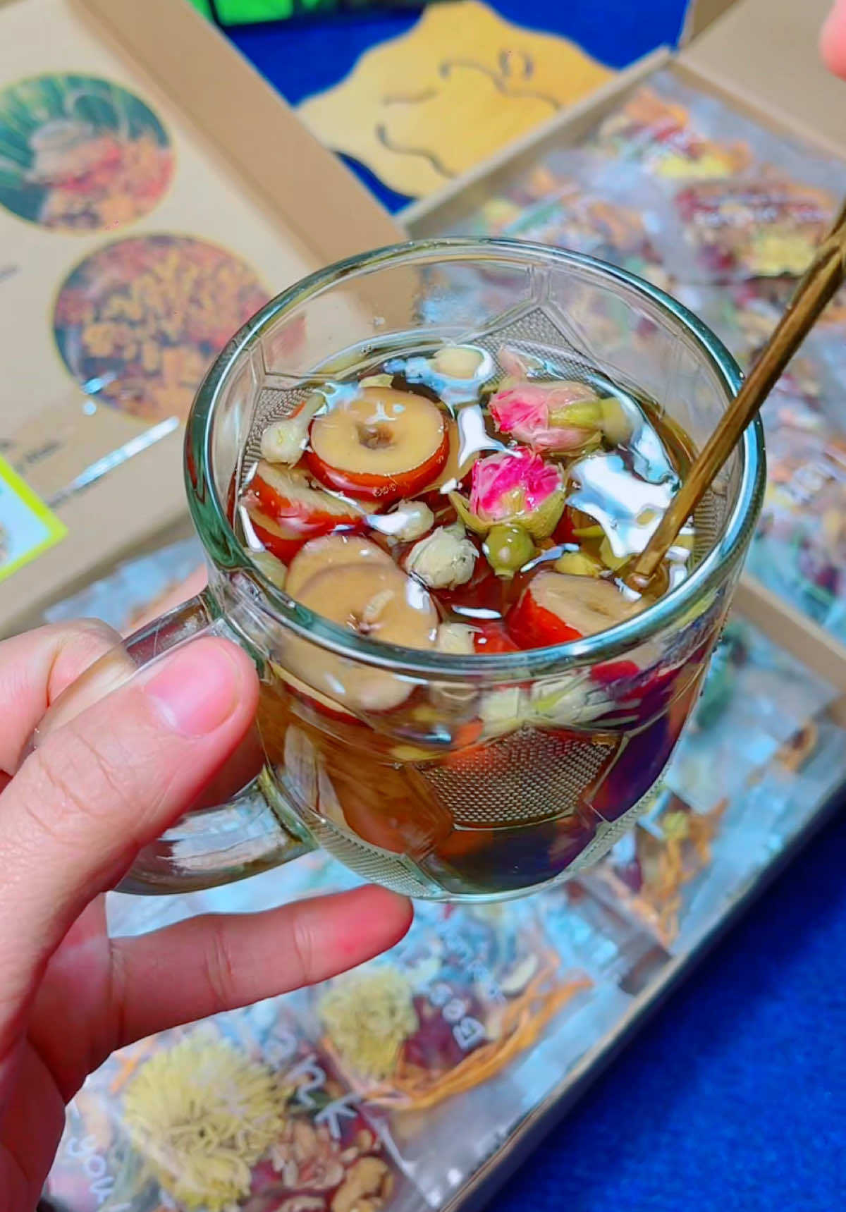 Mua 1 hộp trà dưỡng nhan 7 vị 30 gói được tặng thêm 1 hộp 35 gói#thinhhanhtiktokx #xuhuong2026🥰x #xuhuong2026x #thinhhanhtiktok2026#thinhhanhtiktokx 