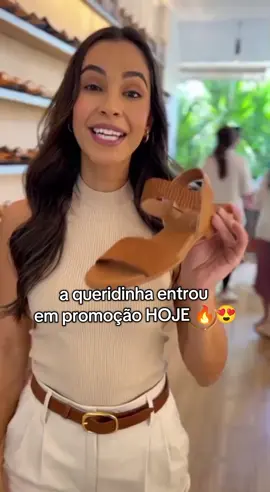 Promoção Só HOJE🔥😍☝️☝️ #rasteirinha #sandalias #tiktokshop 