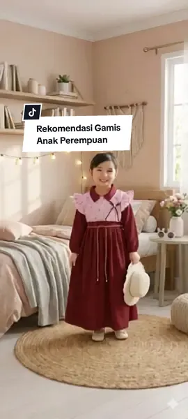 Bunda, siap terpikat! Gamis anak ini gemesnya kebangetan! #gamisanak #pakaiananak #bajulebaran 