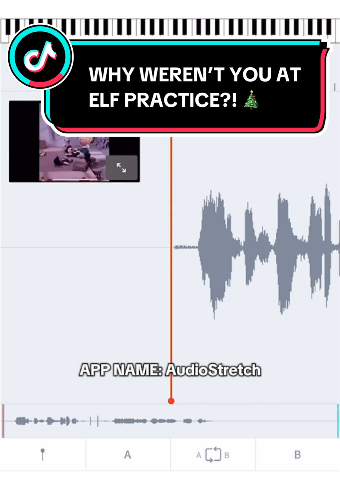 WHY WERENT YOU AT ELF PRACTICE?!?! 🎄 #audiostretch #foryoupage #meme #funny #rudolphtherednosereindeer 