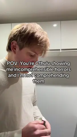 i’ve been reading more HP Lovecraft lately #fyp #cthulu #hplovecraft #eldritch #skit 