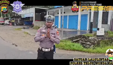 #korlantasmabespolri #ditlantaspapuabarat #telukwondamapapuabarat #wondamatertib #indonesiamaju