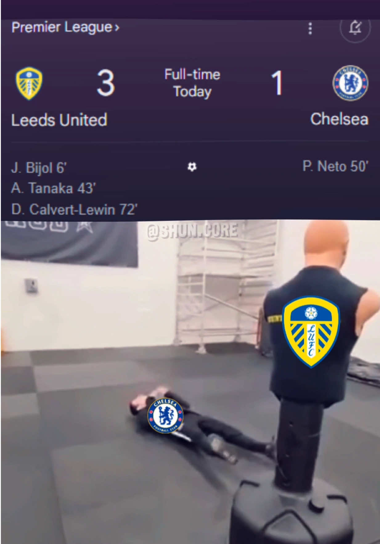 Chelsea kalah 3-1 atas Leeds 😅😅 #chelsea #leeds #chelseavsleeds #chelseakalah #fyppppppppppppppppppppppp 