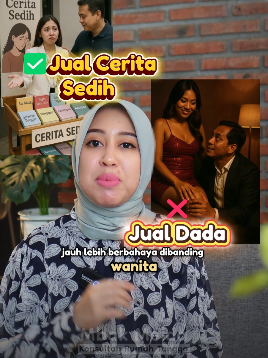 ada yang suaminya kecantol wanita penjual cerita sedih? boleh dong ketik KEPO di kolom komentar, aku akan bantu buatkan video khusus cara kunci otak suami biar gak gampang baper sama  unda pernah ngalamin suami mulai baper sama wanita penjual cerita sedih