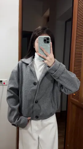 áo khoác dạ #xh #outfits #thuylinh1603 #áodạ 