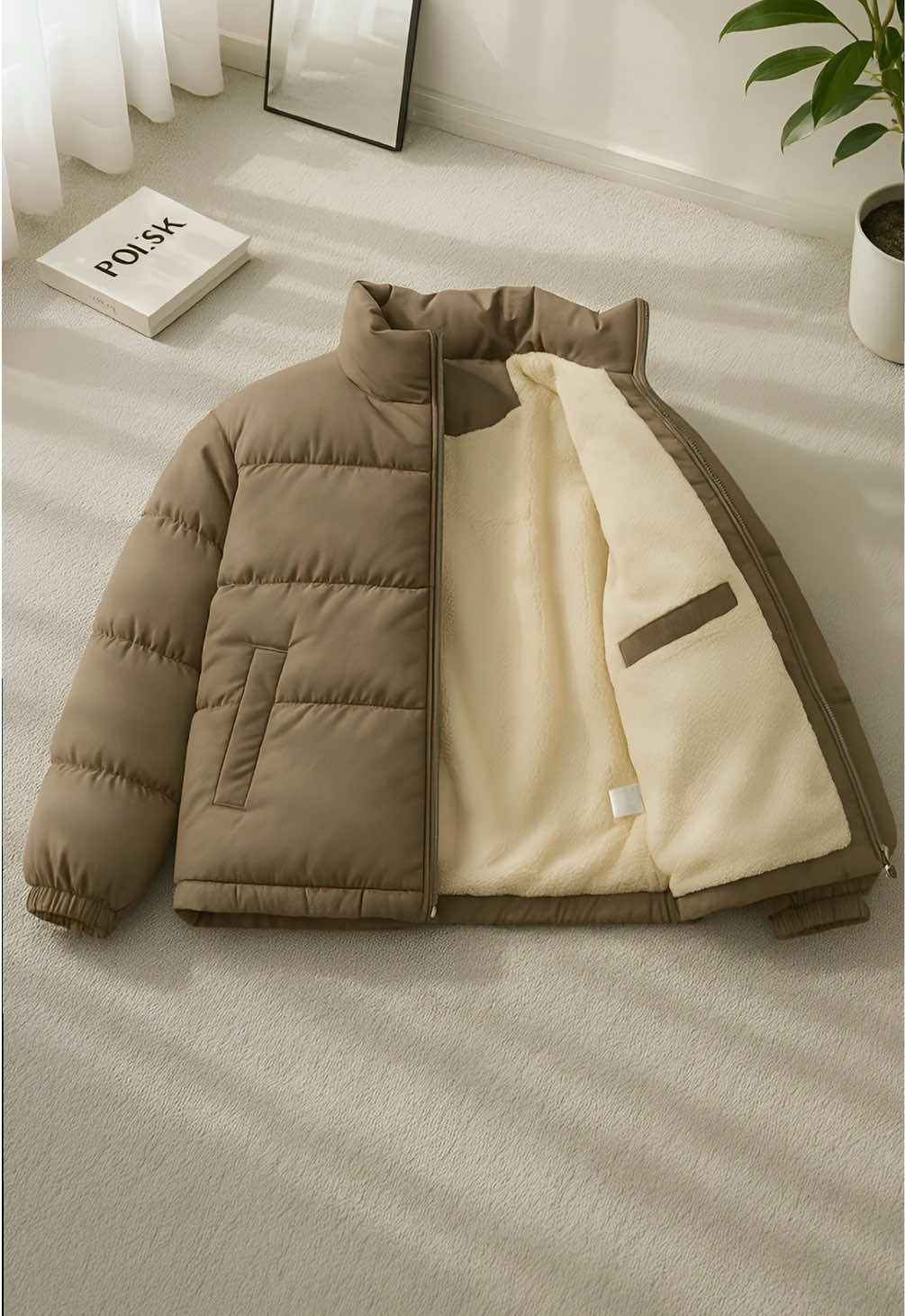 Áo Khoác Phao Lót Lông Cừu Cực Ấm #thoitrangnam #aokhoacphao #FOXNINE #aoamnam 