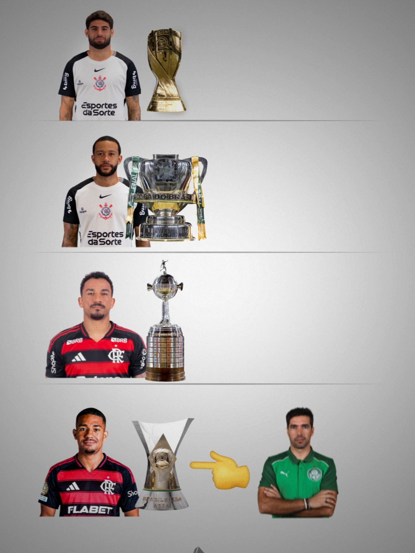 O que sobra para o Palmeiras?  👉 Curtiu? Segue aí pra ver mais conteúdos! @desimpedidos #futebol