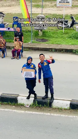 Srikandi Damkar Air Molek.Ikut Galang Donasi Untuk Korban Bencana Di Sumatra #viraltiktok #damkar #banjir 