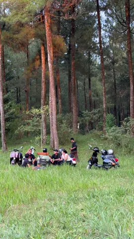 💚💛❤️#vespa #merapi 