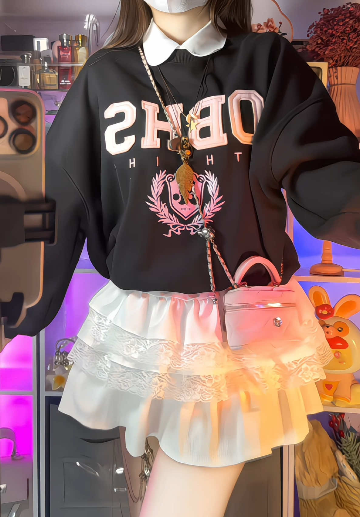 Mặc siêu thích siêu ấm siêu dễ thương 🥰 #sweater #aoxinh #macdepmoingay #goclamdep #fyp 