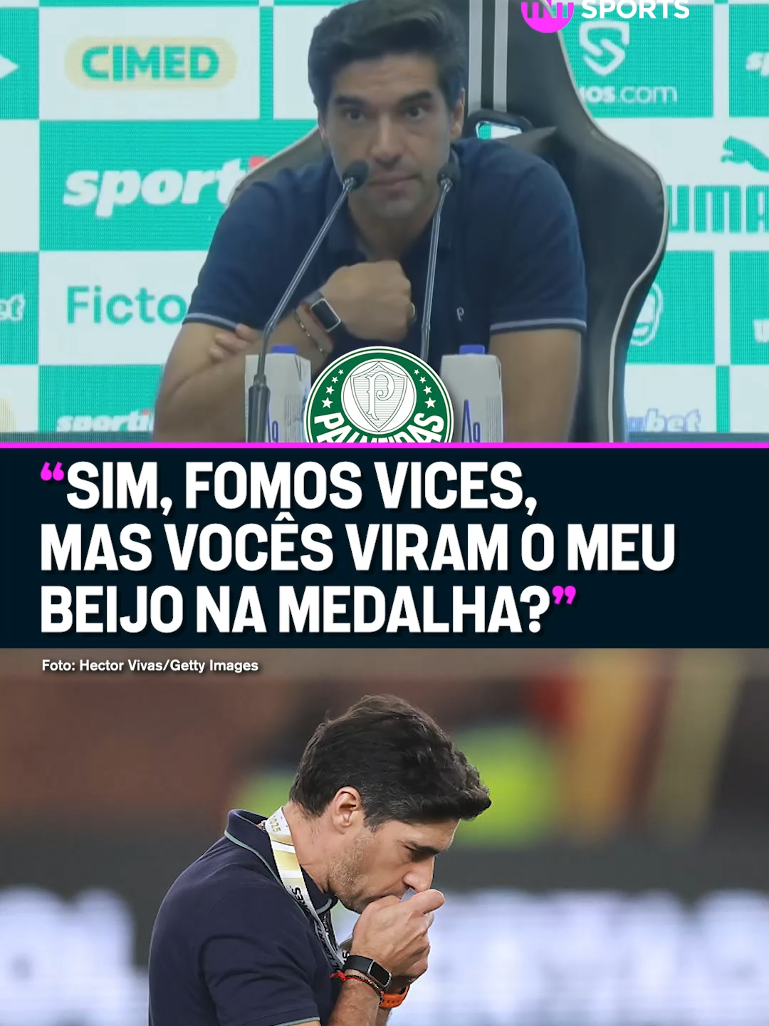 O ABEL TÁ ORGULHOSO DOS RESULTADOS DO PALMEIRAS! 👏🐷 O técnico português afirmou que 