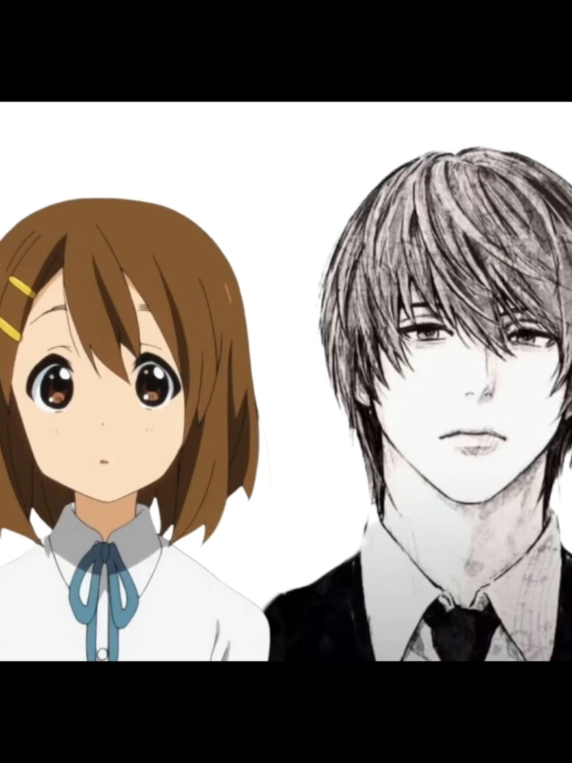 yui and light  #edit #deathnote #тетрадь смерти. #kon #you #fyp 