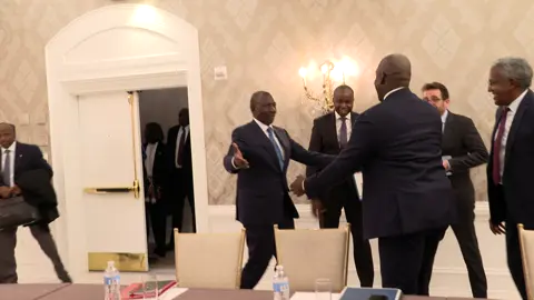 President William Ruto holds talks with the Managing Director of the International Finance Corporation, Mukhtar Diop, Washington, D.C., in the United States, 3rd December 2025.