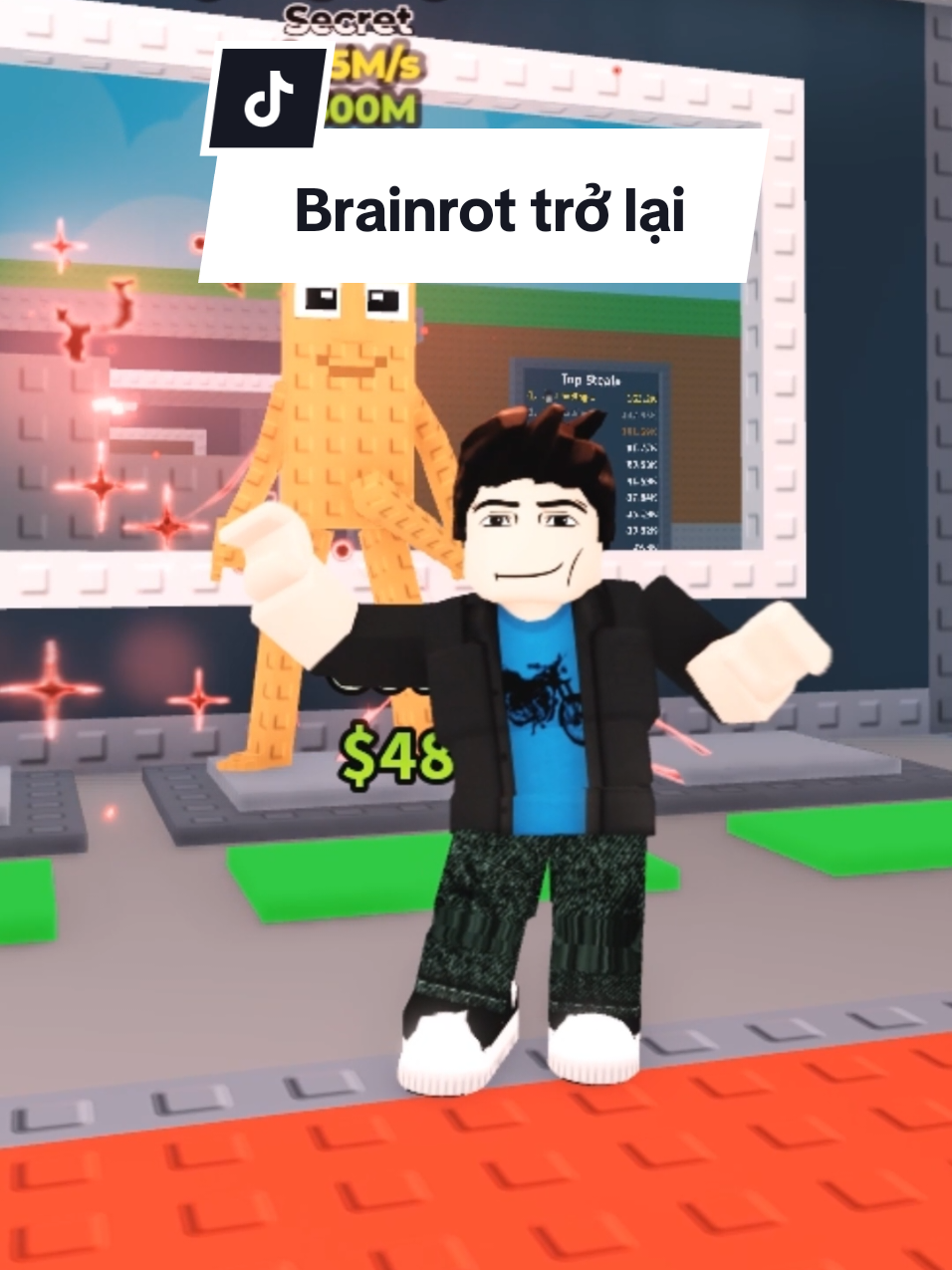 Tung Tung Sahur đã trở lại và lợi hại hơn xưa 😎 #roblox #robloxvng #robloxfyp #tungtungsahur #stealabrainrot 