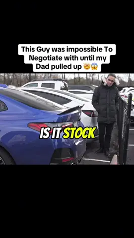Dad rage quit 😭😭 #cars #negotiation #bmw #fyp #viral 