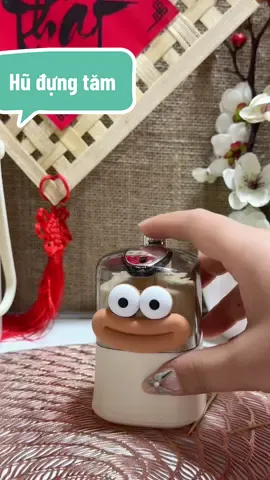 Hũ đựng tăm có nút nhấn #tieungoc #cachlai #hudungtam #hudungtamtudong #hudungtamxiarang 