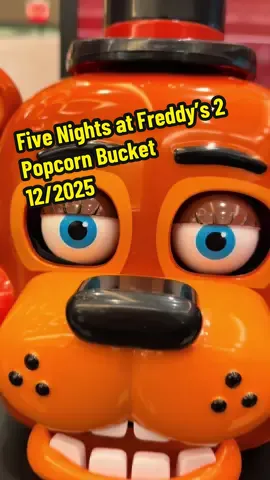 Five Night’s at Freddy’s 2 Concessions merch is starting to show up NOW in AMC theaters. I love it. The Freddy face popcorn bucket is removable and wearable and his eyes light up. The cupcake has moveable eyes. These will sell out. Get yours now @Five Nights at Freddy's Movie @AMC Theatres #fivenightsatfreddys #fivenightsatfreddys2 #fnaf #fnaf2 #popcornbucket 