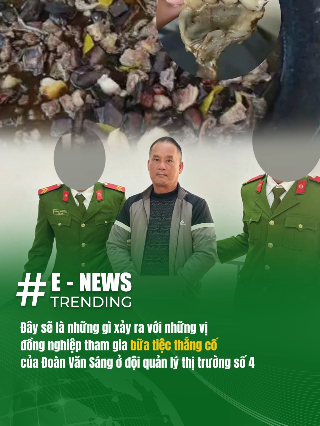 Đây sẽ là những gì xảy ra với những vị đồng nghiệp tham gia bữa tiệc thắng cố của Đoàn Văn Sáng ở đội quản lý thị trường số 4. Liệu đó có phải là Nguyễn Xuân Đạt #enewstrending #viral #langson12 #doanvansang #nguyenxuandat