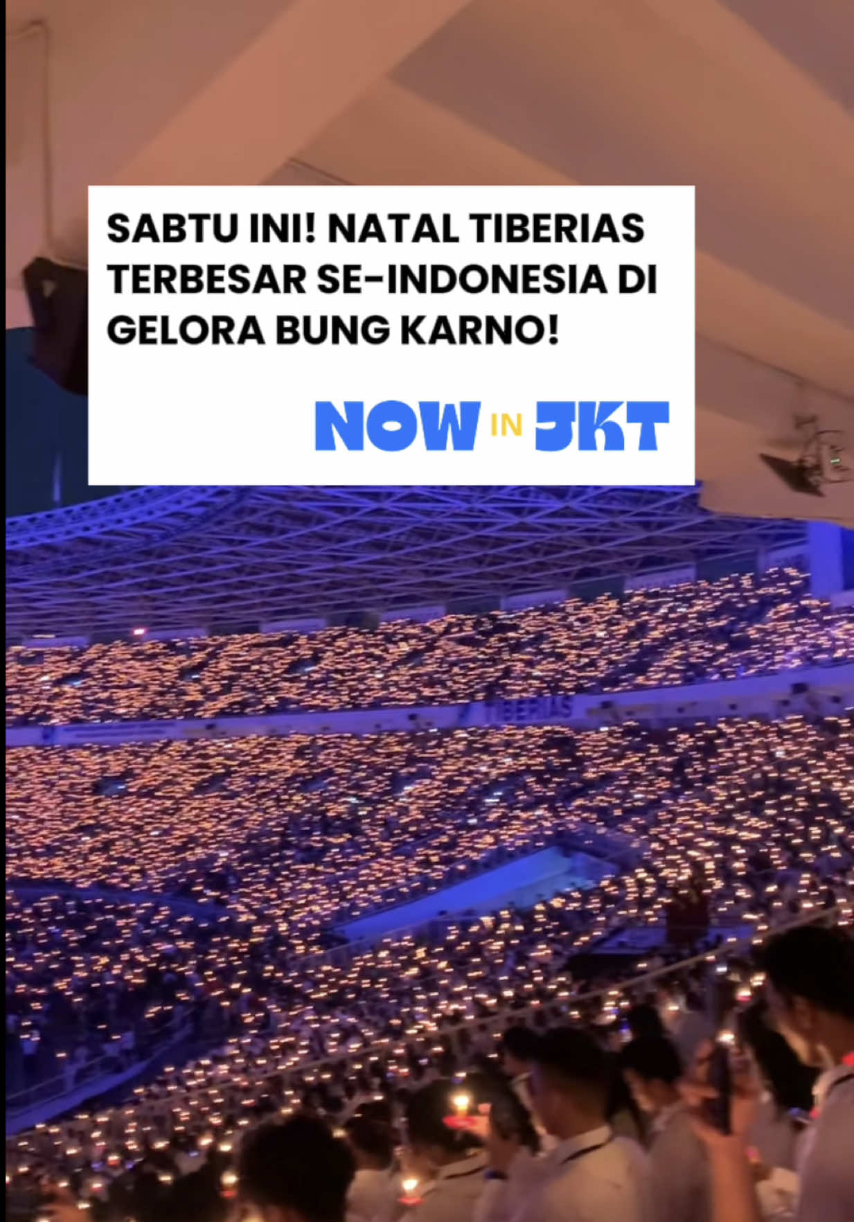 NATAL TIBERIAS 2025! Tanggal 6 Desember 2025 di GBK #fyp #nataltiberias #tiberias #natal 