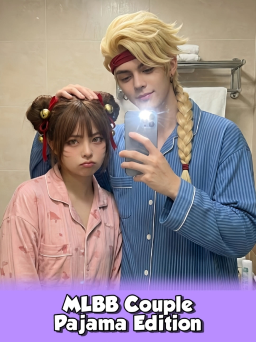 MLBB Couple Pajama Edition 🌙✨ #mlbbvibes #mlbb #mlbbcreator #mlbbtrend